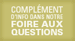 Foire aux questions