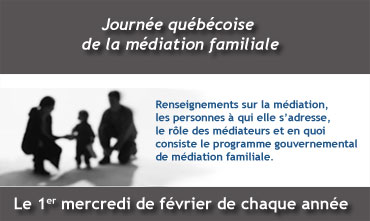 Journ�e qu�b�coise de la m�diation familiale