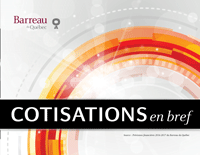 Cotisations en bref