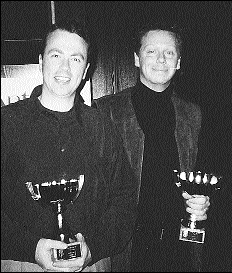 Les gagnants du tournoi de tennis:   M<sup>e</sup>&nbsp;Ianick Qu&eacute;villon et M<sup>e</sup>&nbsp;St&eacute;phane Cl&eacute;roux