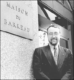 M<sup>e</sup>&nbsp;Masse au tout d&eacute;but de son b&acirc;tonnat, en 1996.
