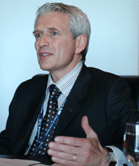 M<sup>e</sup>&nbsp;Denis Mondor, &agrave; l'occasion de son dernier rendez-vous avec la presse &agrave; titre de b&acirc;tonnier du Qu&eacute;bec