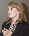 Caroline Champagne, avocate de l'Association professionnelle des st&eacute;nographes officiels du Qu&eacute;bec