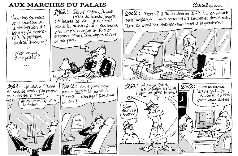 Caricature du Journal du Barreau - &eacute;dition du 15 novembre 2002