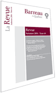 revue du Barreau