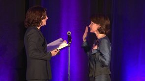 La bâtonnière Johanne Brodeur, Ad. E., prête serment