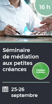 Séminaire de médiation aux petites créances