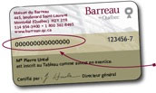 Carte de membre